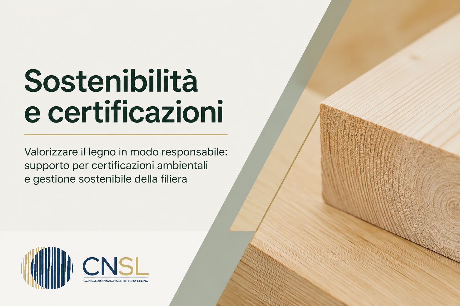 Sostenibilità e certificazioni nella filiera legno